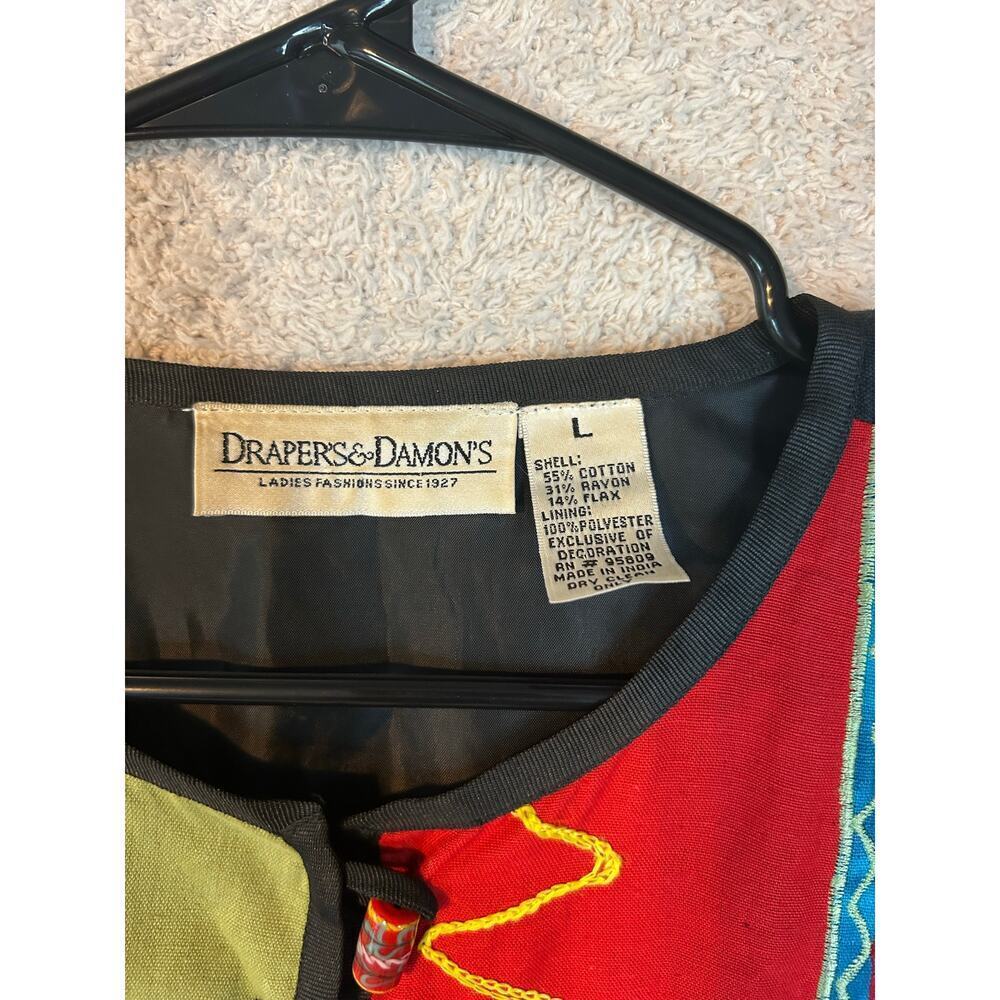 Draper and Damon’s women’s knit jacket/blazer. Size large - Picture 2 of 7